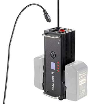 Falcon Eyes BL-30TD II 300W Bowens Mount Studio Continuous LED Bi-Color 3000K-8000K Studio Light V-M...