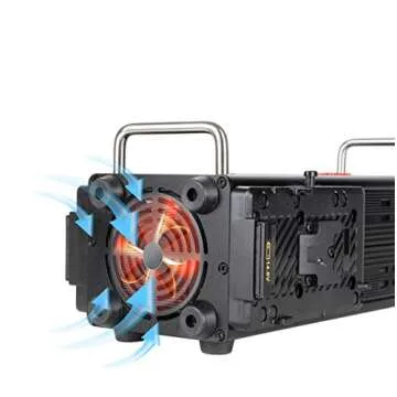 Falcon Eyes BL-30TD II 300W Bowens Mount Studio Continuous LED Bi-Color 3000K-8000K Studio Light V-Mount Plate,9 Pre-Programmed Lighting Effects, Compatible with DMX 512(New Version)