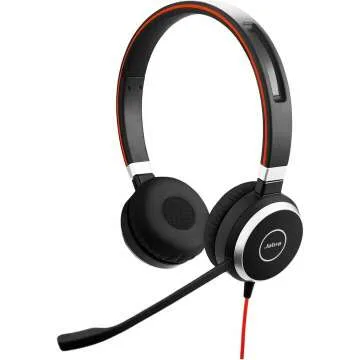 Jabra Evolve 40 Wired Headset - Superior Sound & Comfort