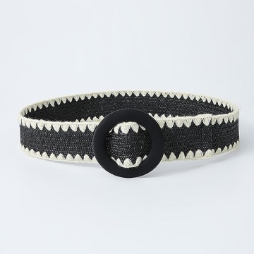 eYLun Women Straw Woven Belt - Adjustable Boho Fashion Accessory