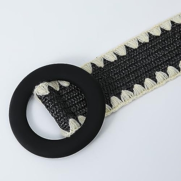 eYLun Women Straw Woven Belt - Adjustable Boho Fashion Accessory