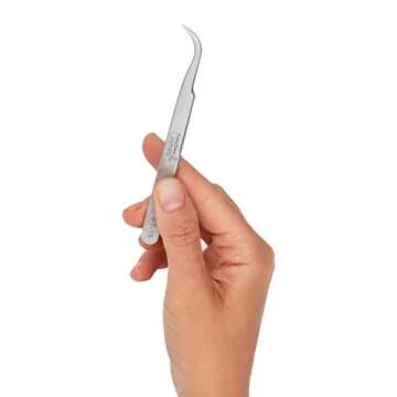 Existing Beauty Eyelash Extension Tweezers - 5 PCS of Lash DIY Precision Set, Curved Volume Lash Twe...