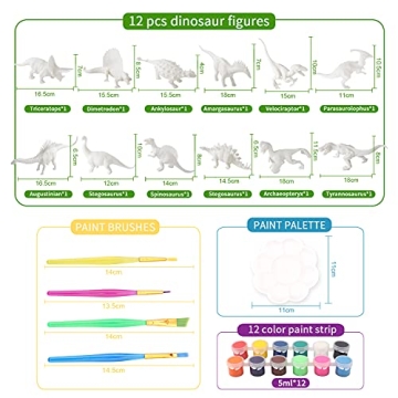 Creative Dinosaur Arts and Crafts Painting Kit for Kids