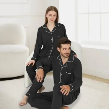 PJGGZ Matching Couples Pajamas - Soft, Warm Loungewear Set