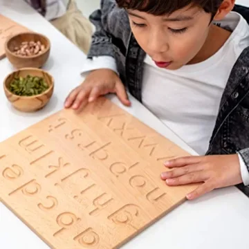 Durable Double-Sided Alphabet Tracing Board for Young Learners