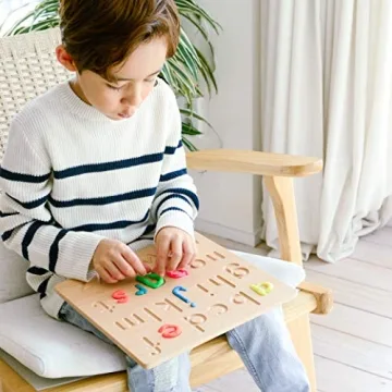 Durable Double-Sided Alphabet Tracing Board for Young Learners