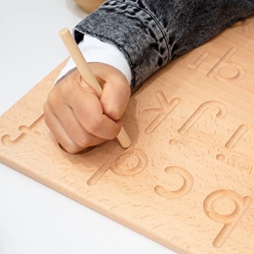 Durable Double-Sided Alphabet Tracing Board for Young Learners