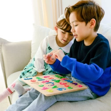 Durable Double-Sided Alphabet Tracing Board for Young Learners