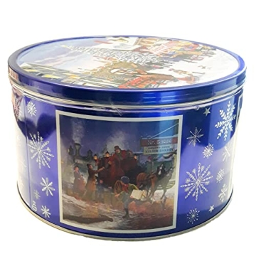 Kelsen Danish Butter Cookies in a Holiday Tin - 300 Treats