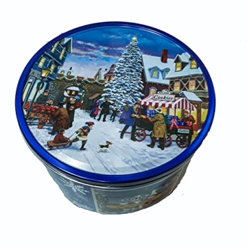 Kelsen Danish Butter Cookies in a Holiday Tin - 300 Treats