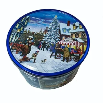 Kelsen Danish Butter Cookies in a Holiday Tin - 300 Treats
