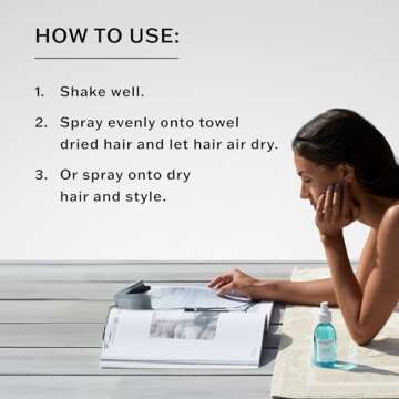 SachaJuan Ocean Mist Sea Salt Spray for Effortless Waves