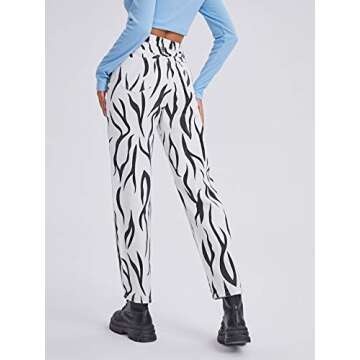 Stylish SOLY HUX High Waisted Denim Pants for Women