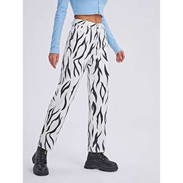 Stylish SOLY HUX High Waisted Denim Pants for Women