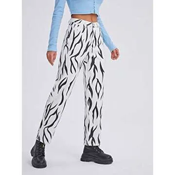 Stylish SOLY HUX High Waisted Denim Pants for Women