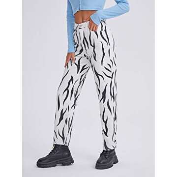 Stylish SOLY HUX High Waisted Denim Pants for Women