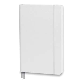 Minimalism Art, Premium Hard Cover Notebook Journal, X-Large Size, Master A4 8.3" x 11.4", 186 Numbered Pages, Gusseted Pocket, Ribbon Bookmark, Extra Thick Ink-Proof Paper 120gsm (Dotted, White)