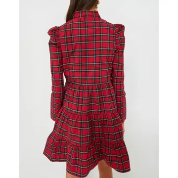 Stylish Women's Plaid Tunic Dress for Every Occasion