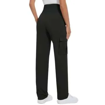 Glamix Women's Maternity Cargo Pants with Pockets