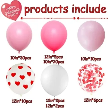 Galentines Day Decoration Balloon Garland Set for Parties