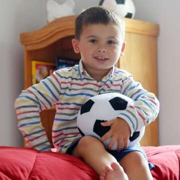 Soccer Ball Plush Baby Room Soft Stuffed Toy 6-12 Months