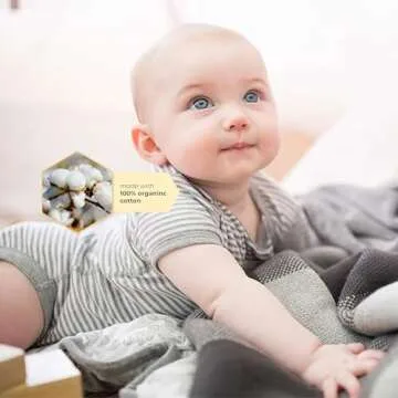 Burt’s Bees Baby Unisex Baby Bodysuits, 5-Pack Short & Long Sleeve One-Pieces, 100% Organic Cotton