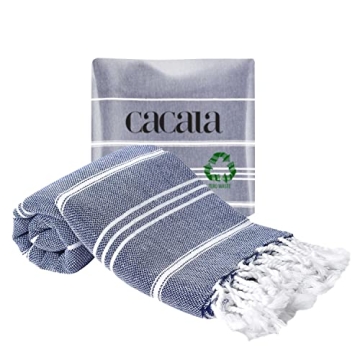 Cacala 100% Turkish Cotton Kitchen Tea Towels, Highly Absorbent Luxury Soft Quick Drying Dish Towel ...