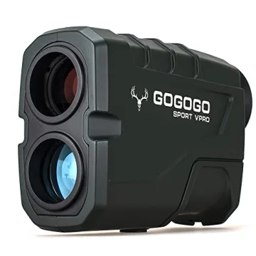 Gogogo Sport Vpro Green Laser Rangefinder - 1200 Yards for Golf and Hunting with Rechargeable Batter...