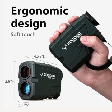 Gogogo Sport Vpro 1200 Yard Laser Rangefinder for Golf and Hunting