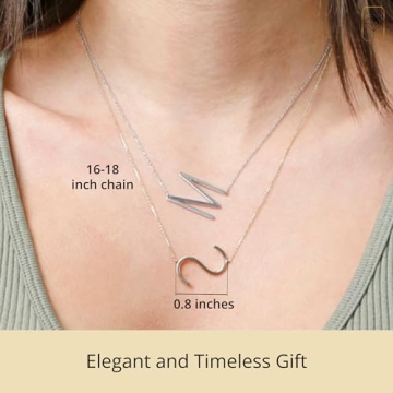 Stylish 10k Gold Initial Necklace | Perfect Gift for Women