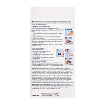 KISS Gel Fantasy Ready-to-Wear Press-On/Glue-On Nails Kit – Effortless Beauty!