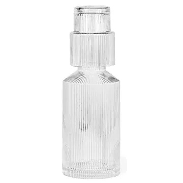 Red Co. Glass Carafe Tumbler Set Elegant Durable Dishwasher Safe