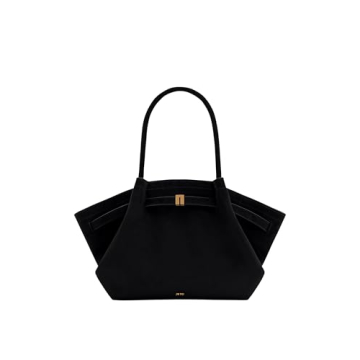 JW PEI Women's Hana Medium Faux Suede Tote Bag in Black