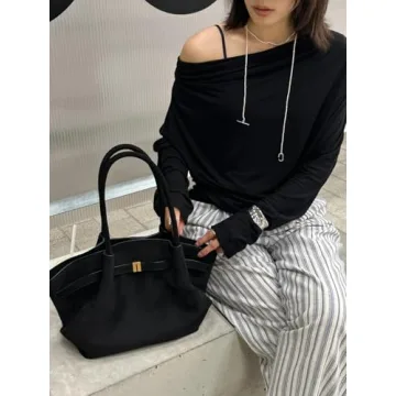 JW PEI Women's Hana Medium Faux Suede Tote Bag in Black