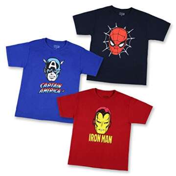 Marvel Avengers Boys’ 4-Pack T-Shirts – Stylish Kids' Apparel