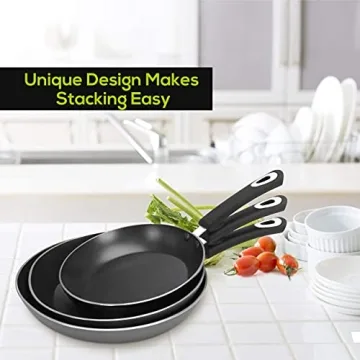 Utopia Kitchen Non-Stick Frying Pan Set for Everyday Cooking