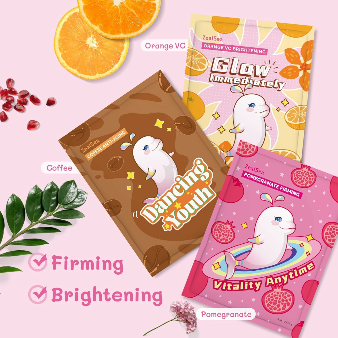 ZealSea Sheet Masks - Hydrate & Brighten Skin Today!