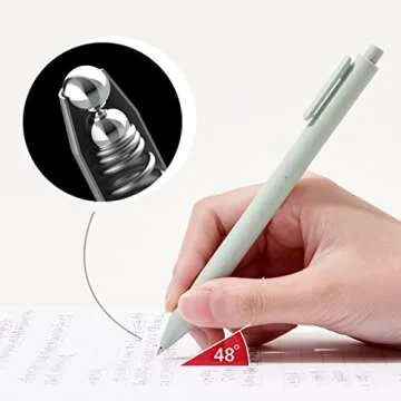 Kaco Gel Pens 4 Pieces Cute Colorful Gel Ink Pens with Black Ink Retractable Colored Pen Set Office Supplies Stationery