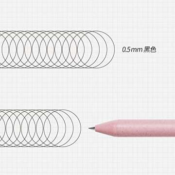 Kaco Gel Pens 4 Pieces Cute Colorful Gel Ink Pens with Black Ink Retractable Colored Pen Set Office Supplies Stationery