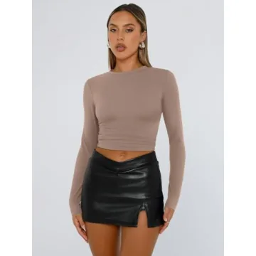 Trendy Queen Women's Long Sleeve Cropped Shirt for Any Occasion