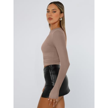 Trendy Queen Women's Long Sleeve Cropped Shirt for Any Occasion