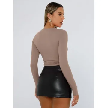 Trendy Queen Women's Long Sleeve Cropped Shirt for Any Occasion