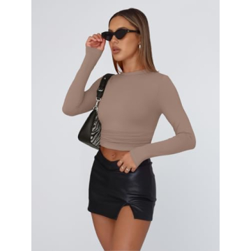 Trendy Queen Women's Long Sleeve Cropped Shirt for Any Occasion