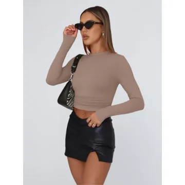 Trendy Queen Women's Long Sleeve Cropped Shirt for Any Occasion