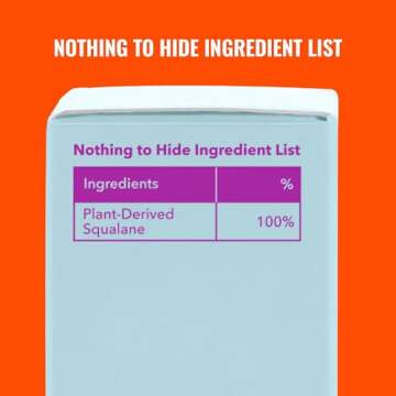 Good Molecules Squalane Oil - Moisturizer for Face, Skin, and Hair, Plumping, Firming, Anti-Aging - Skincare for Face to Hydrate and Calm the Skin