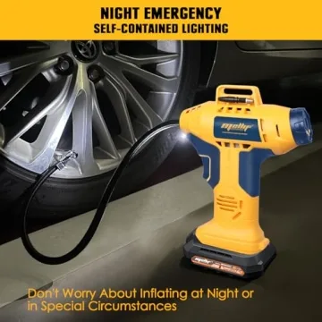 Cordless Tire Inflator for Dewalt 20V - 160PSI Power