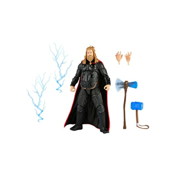 Marvel Thor Action Figure - 6-Inch Premium Legends Series with 5 Accessories