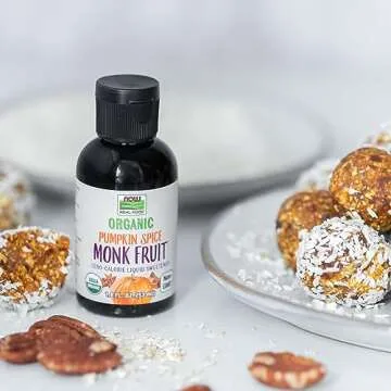 NOW Foods Organic Pumpkin Spice Monk Fruit, Zero-Calorie
