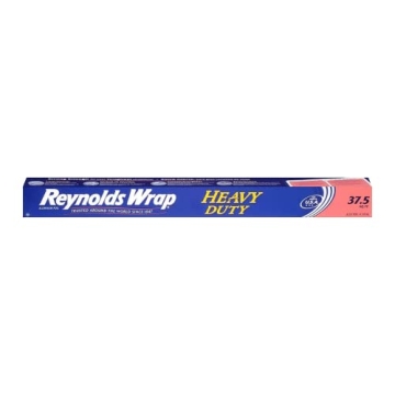 Reynolds Wrap Heavy Duty Aluminum Foil - 37.5 Square-Foot Roll, Perfect for Cooking!