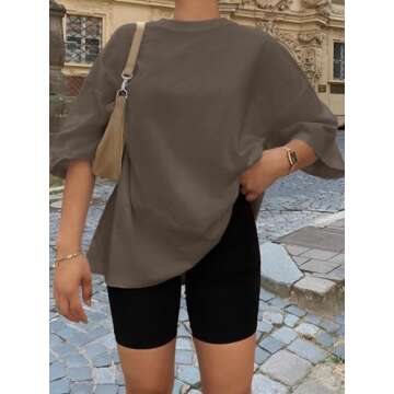 Trendy Queen Women’s Casual Oversized Summer T-Shirts